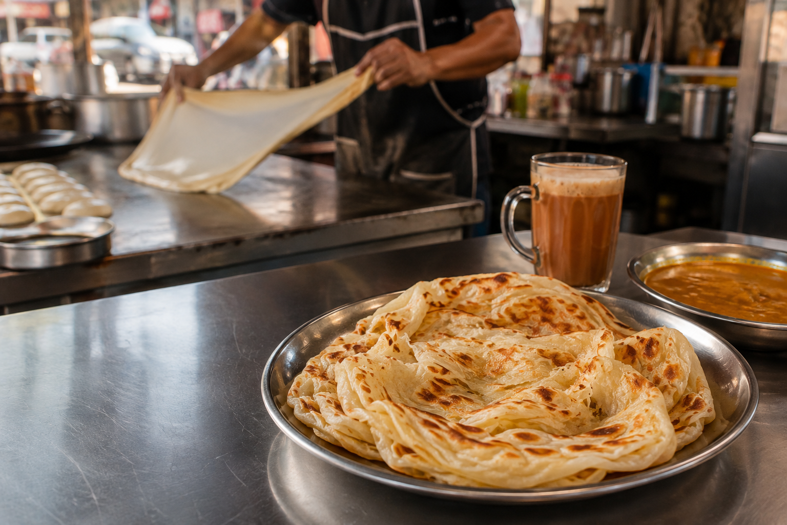 Roti Canai en Malaisie